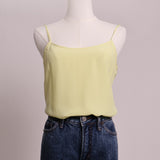 Camisole fluide 100% soie à bretelles très fines