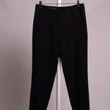 Pantalon habillé taille haute coupe droite