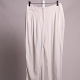 Pantalon habillé taille haute coupe droite
