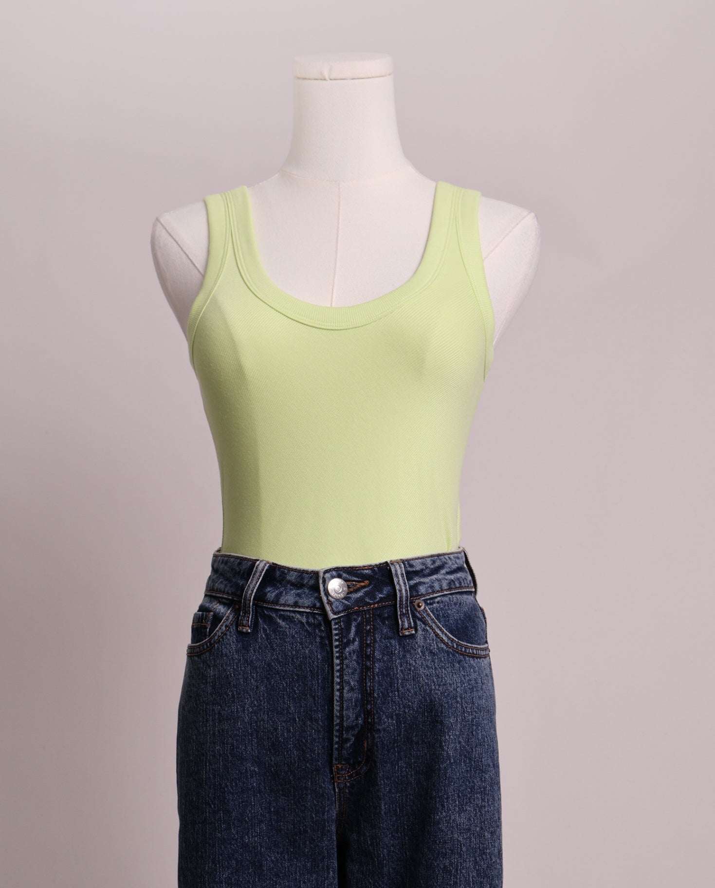 Justaucorps (bodysuit) vert fluo collection Alexander Wang