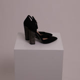 Talons hauts avec brillants sur le talon