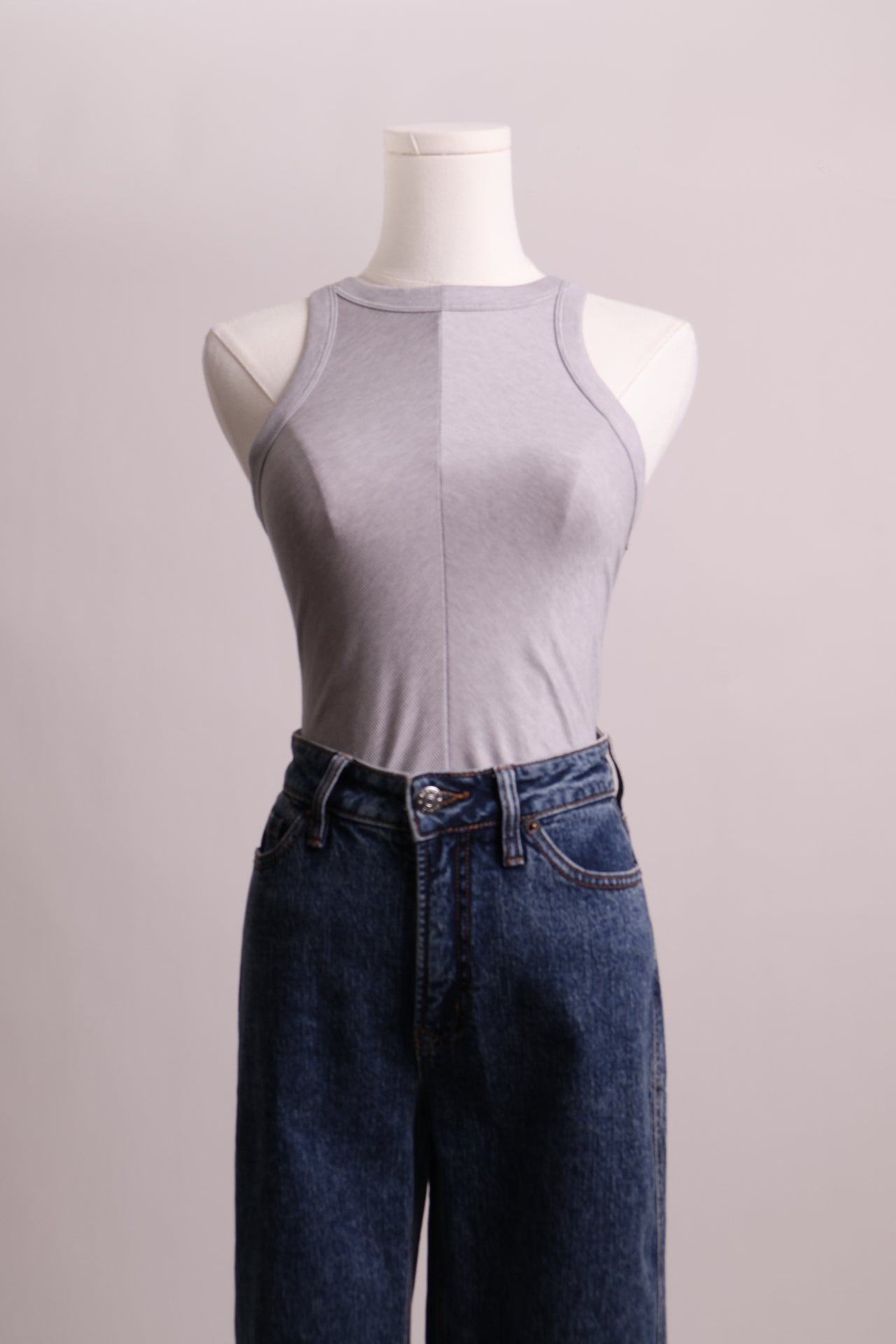 Camisole basic grise (Collection Alexander Wang)