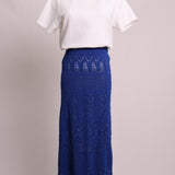 Jupe longue en tricot