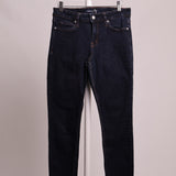Jeans taille haute skinny bleu foncé