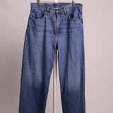 Jeans ample taille haute