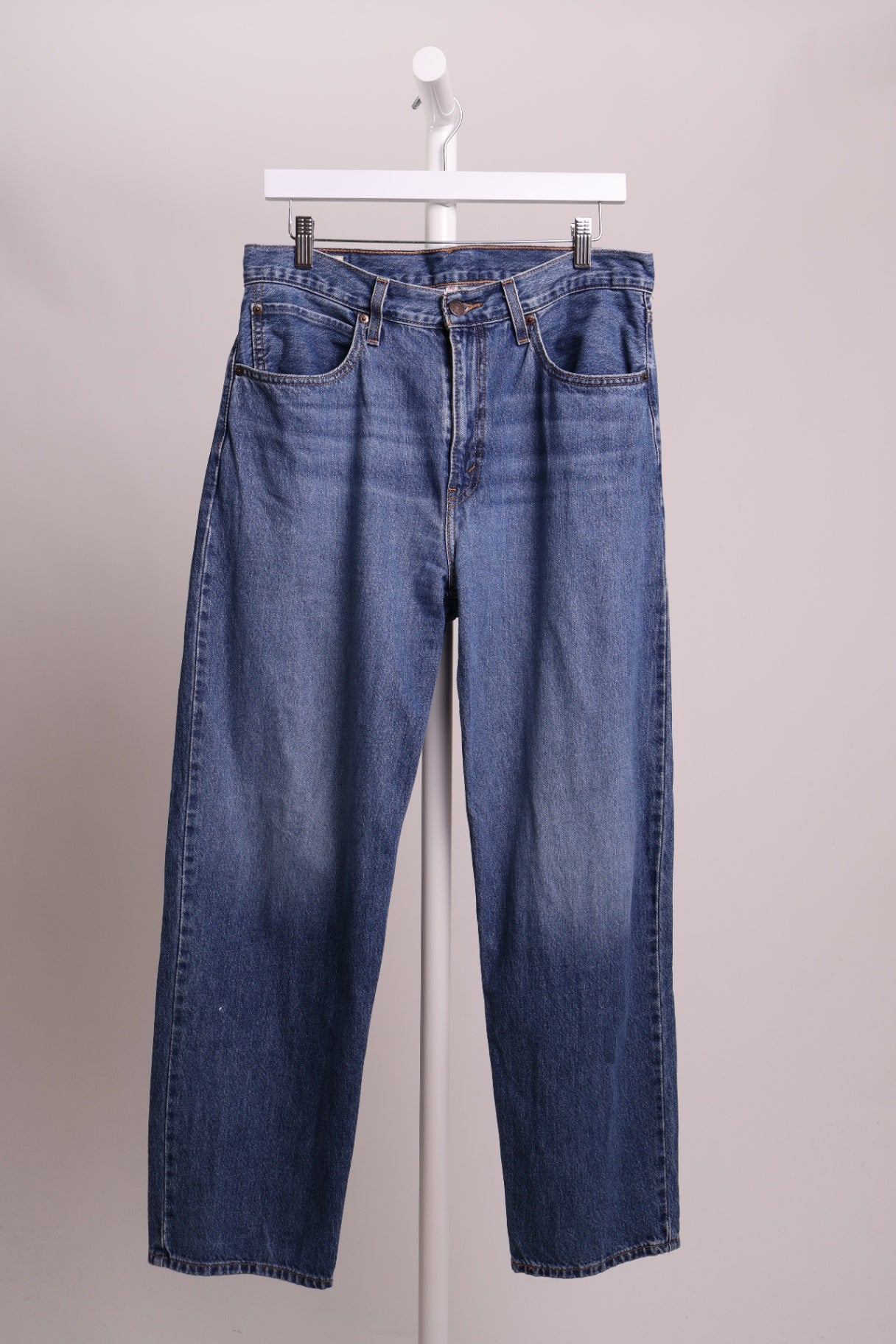 Jeans ample taille haute