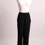 Pantalon habillé à taille élastique