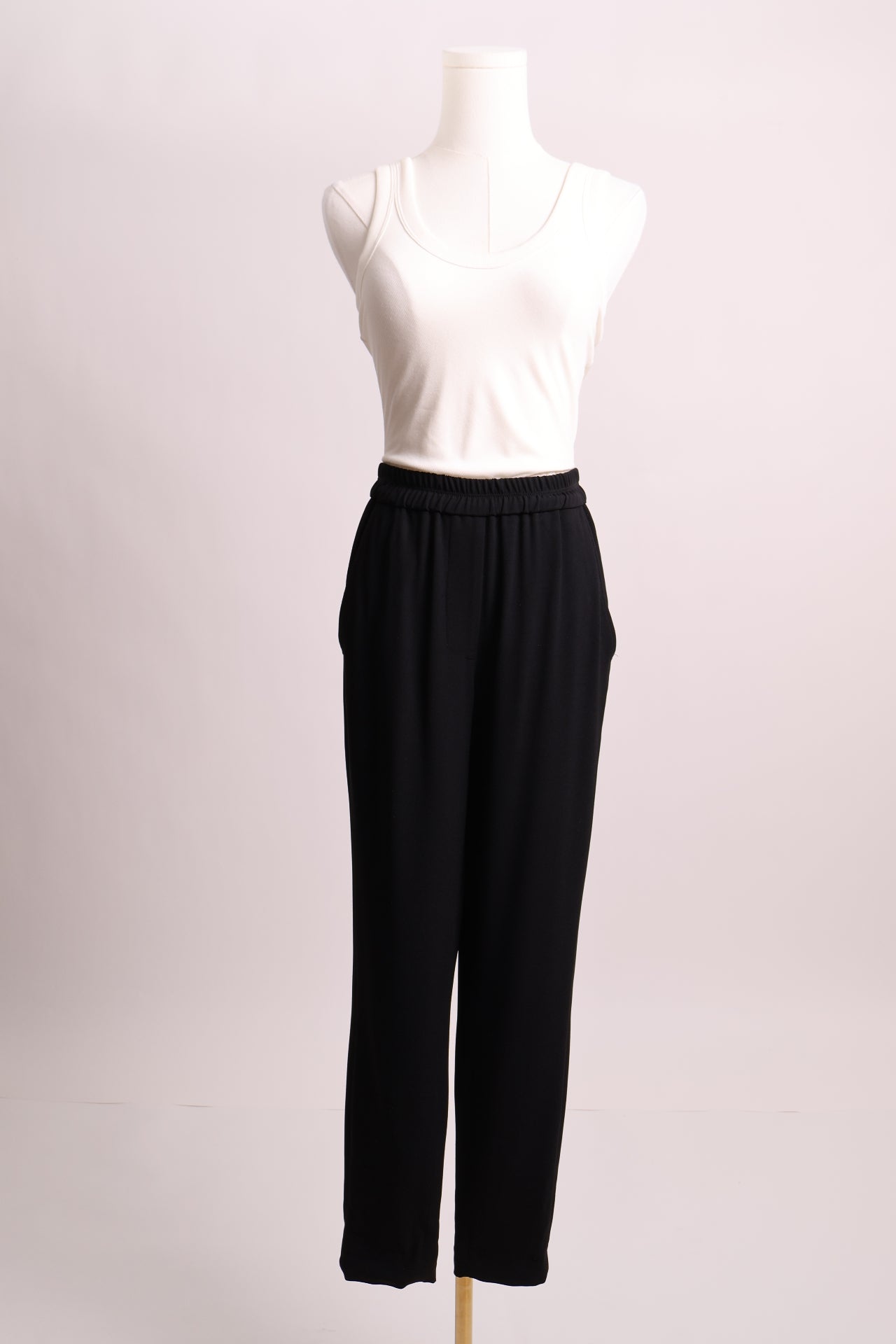 Pantalon habillé à taille élastique