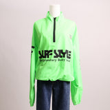 Coupe vent vert fluo à enfiler