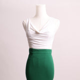 Camisole courte froncée sur les côtés (Wilfred)