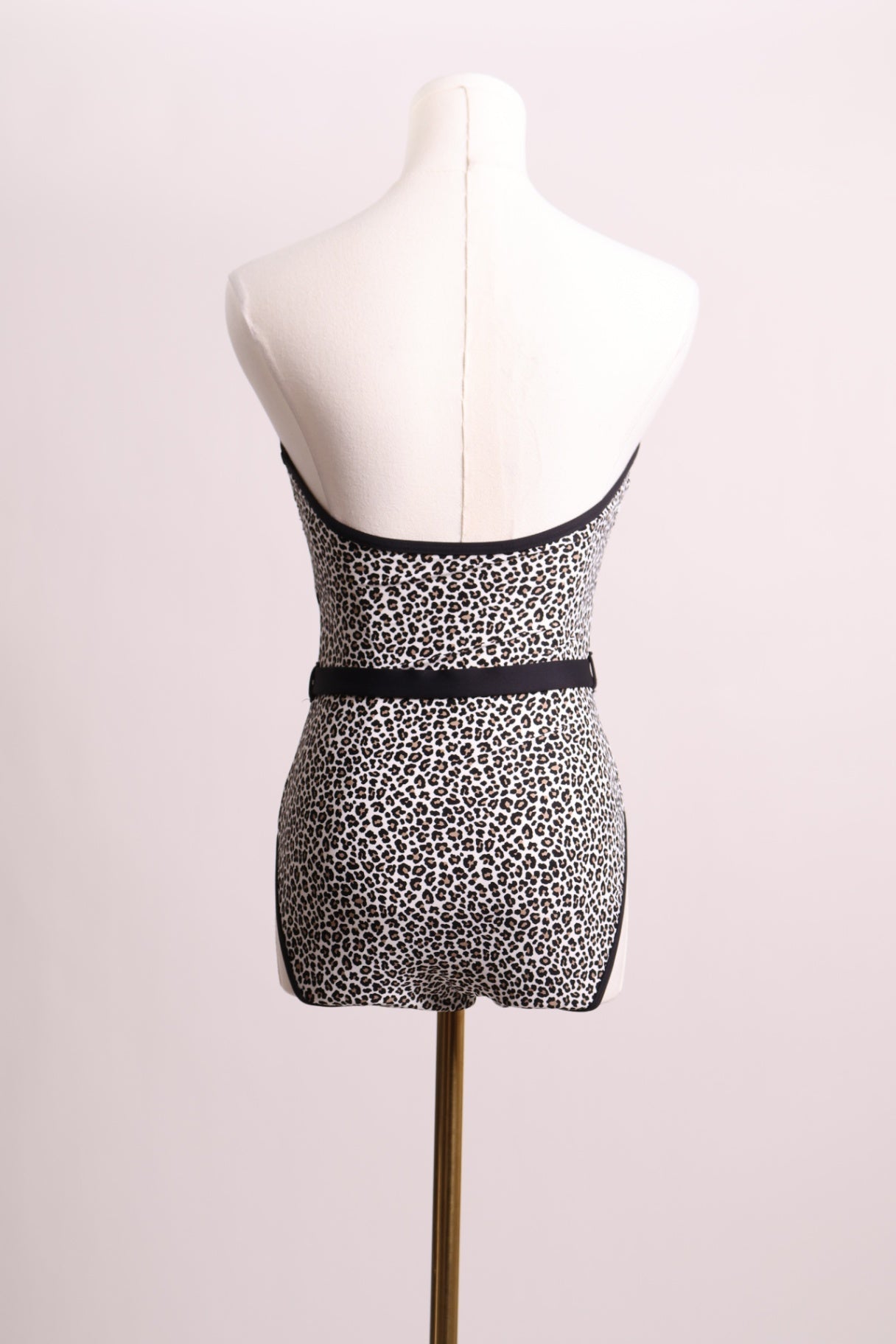 Maillot une pièce motif léopard