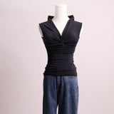 Camisole ajustée nouée au décolleté (Contour)