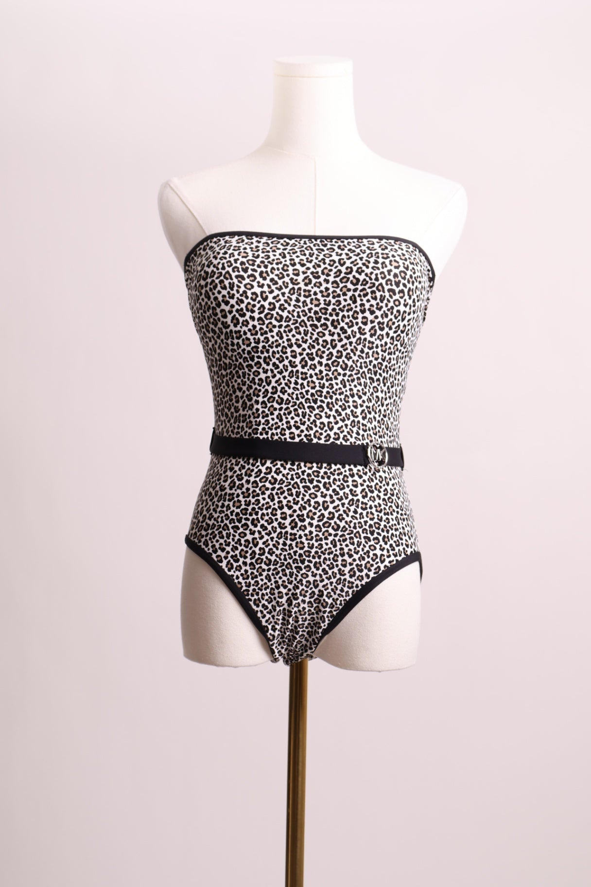 Maillot une pièce motif léopard