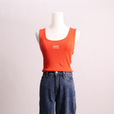 Camisole ajustée côtelée
