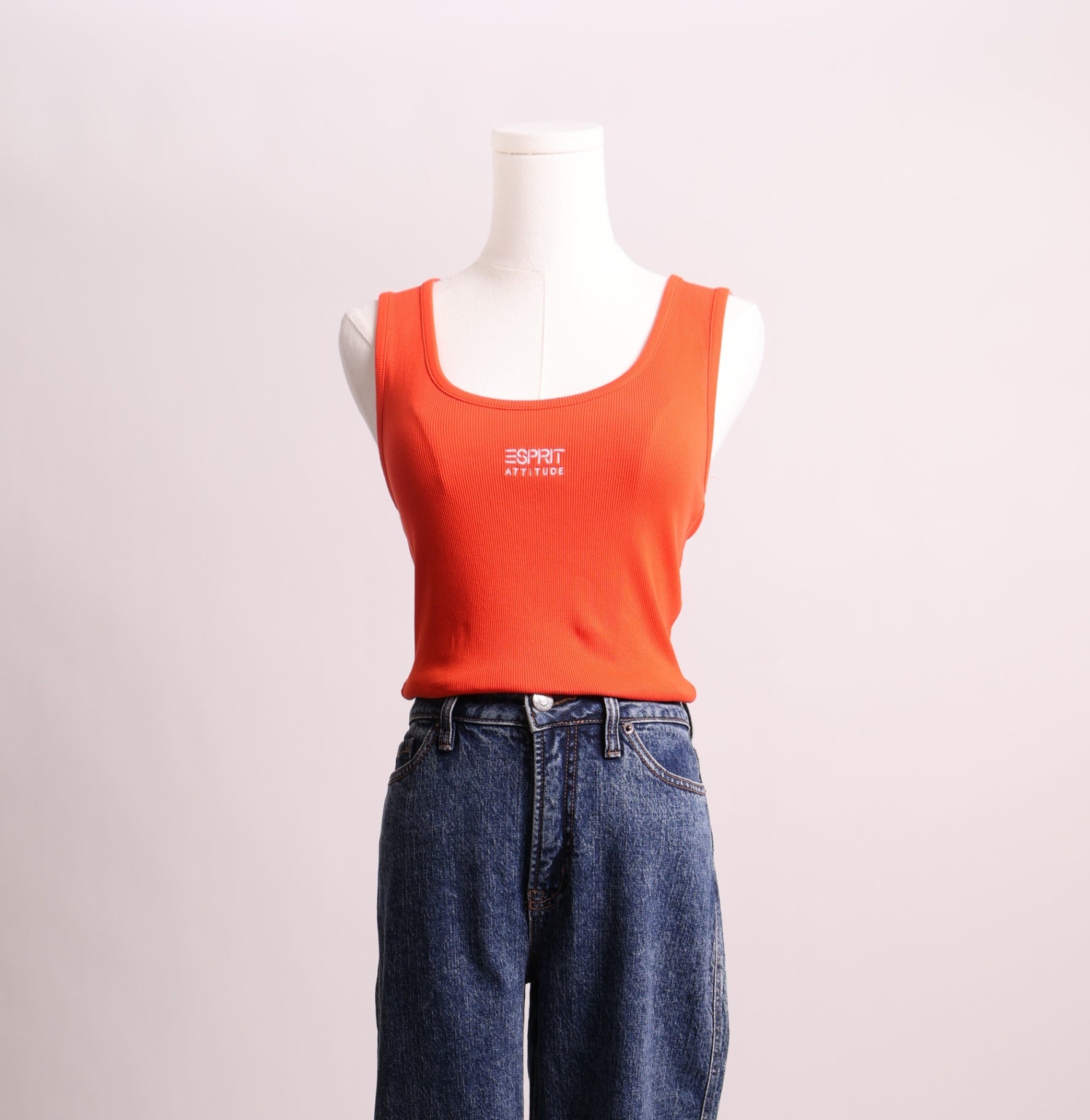 Camisole ajustée côtelée