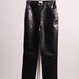 Pantalon effet cuir à jambes droites (Wilfred)