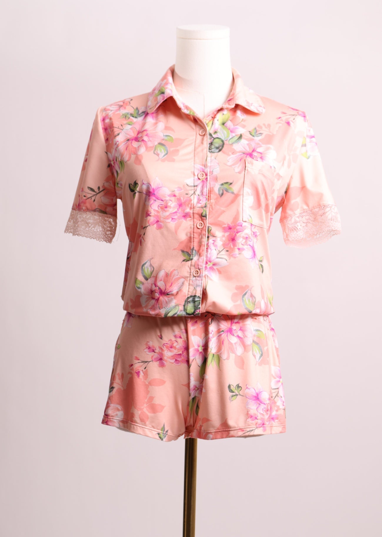 Pyjama fleuri 2 pièces