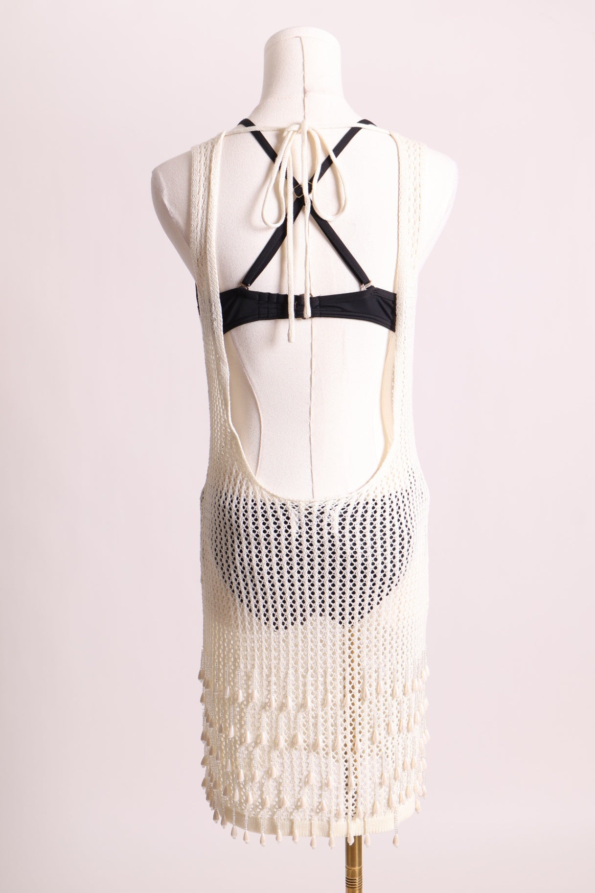 Robe/Cache-maillot à dos ouvert 