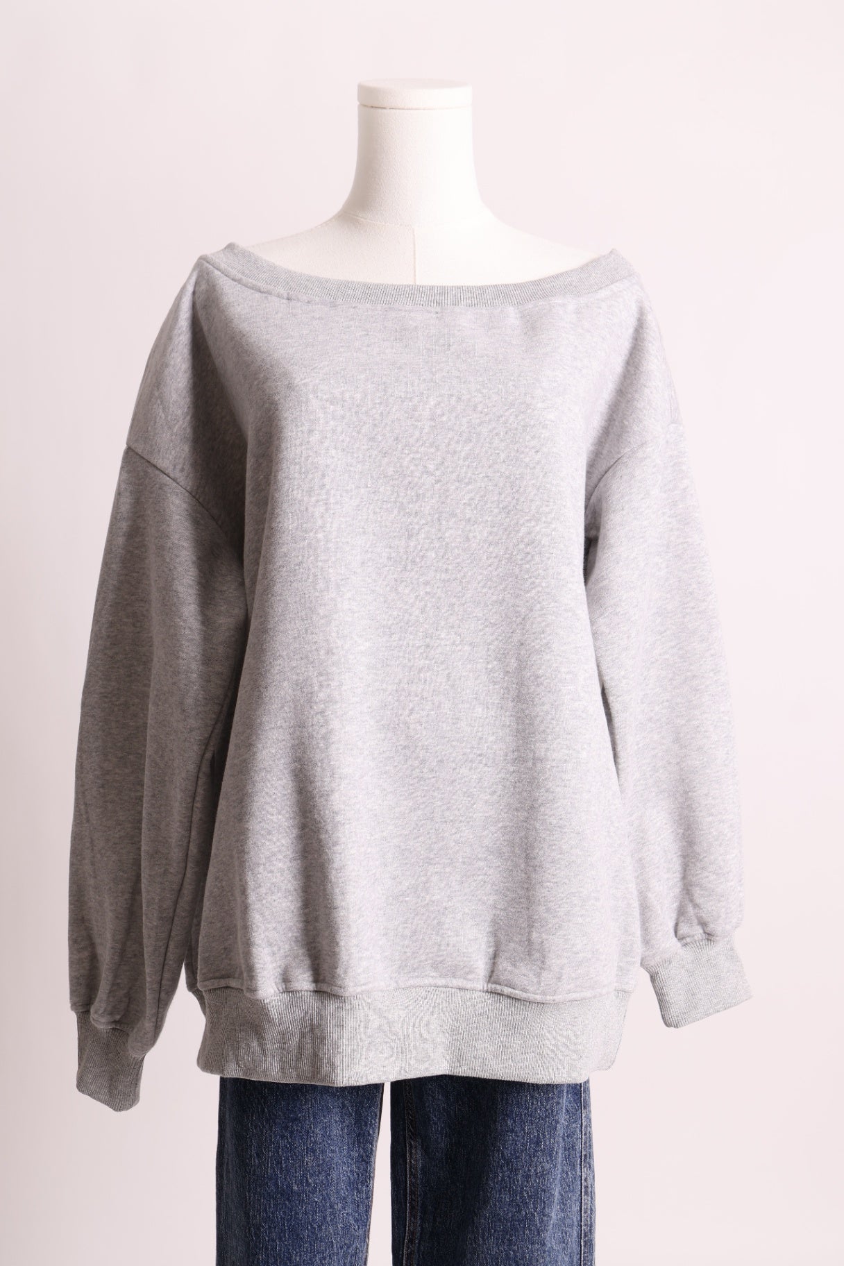 Coton ouaté "oversized" avec col large