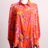 Chemise avec motifs de fleurs