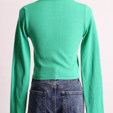 Haut de style crop top avec boutons