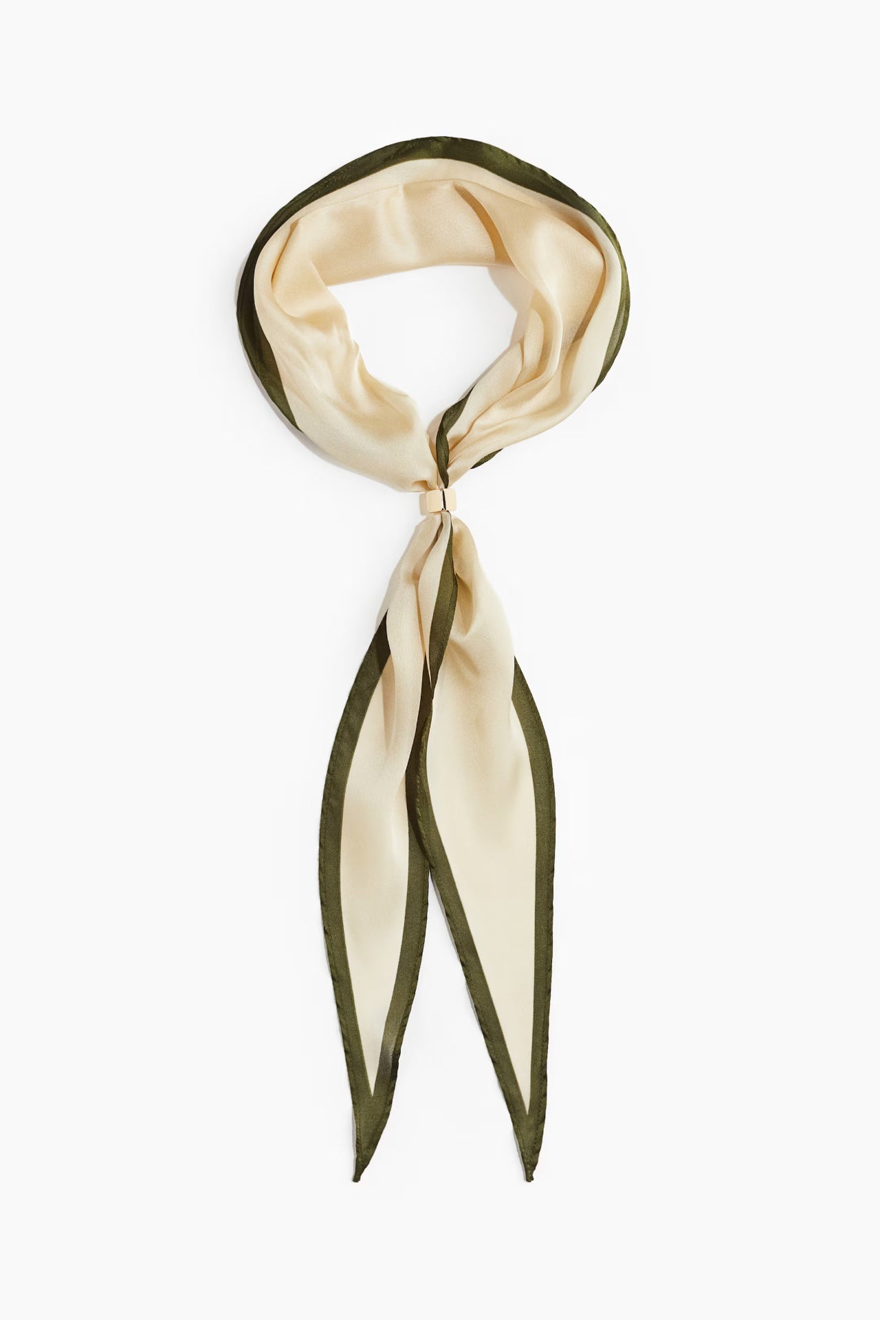 Foulard cravate avec perle de fantaisie