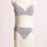 Robe/Cache-maillot à dos ouvert 