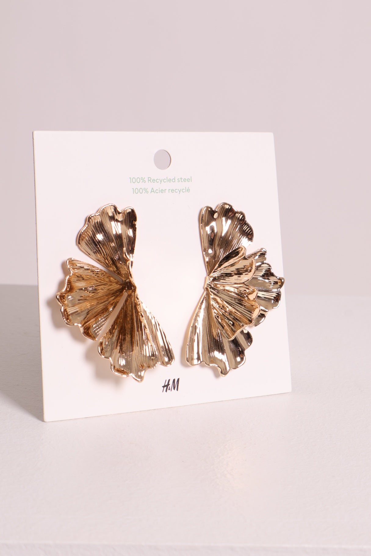 Boucles d'oreilles en forme de pétales