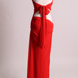 Robe longue avec cut-out