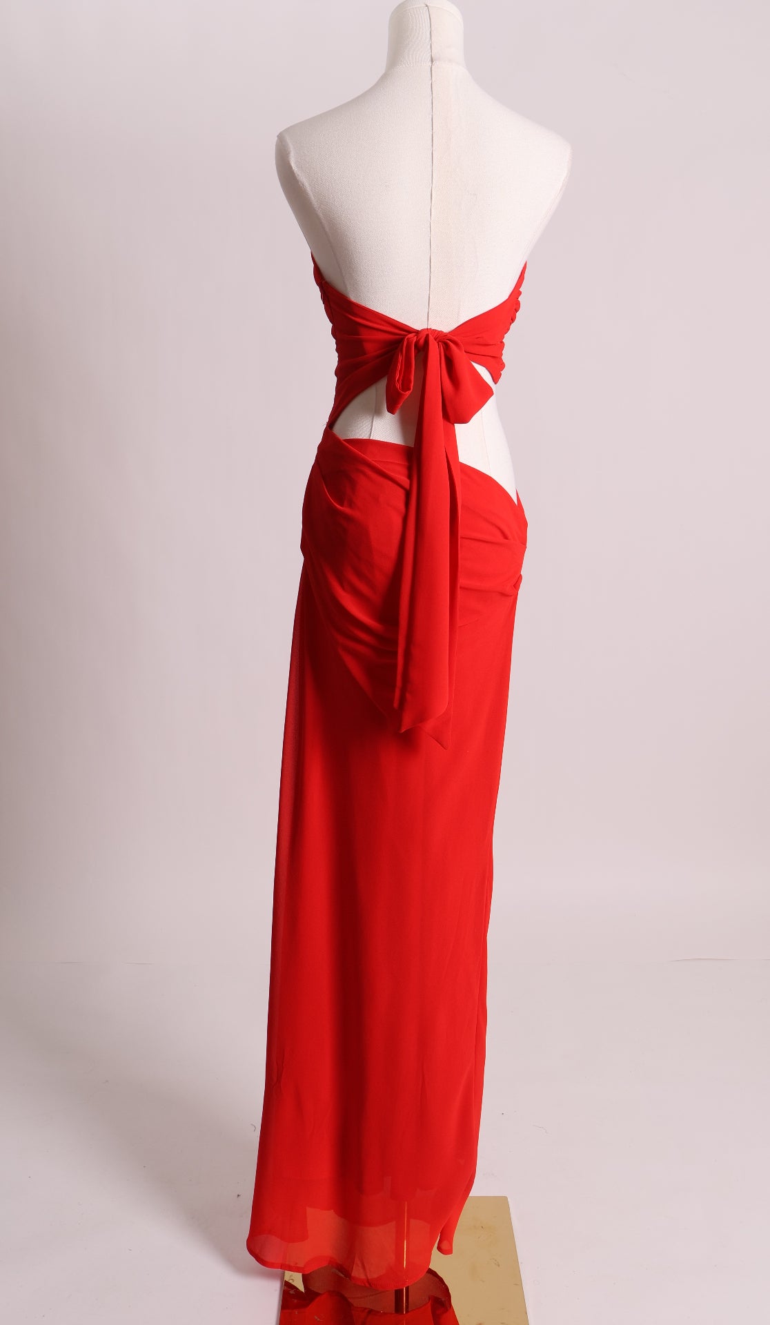 Robe longue avec cut-out