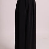 Pantalon à jambes larges et élastique à la taille