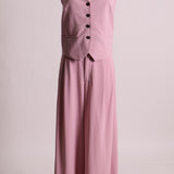 Ensemble assorti tailleur sans manches