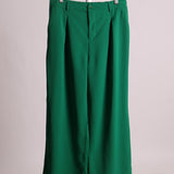 Pantalon avec jambes larges et élastique à la taille