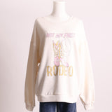 Coton ouaté léger avec motif "Cowgirl"