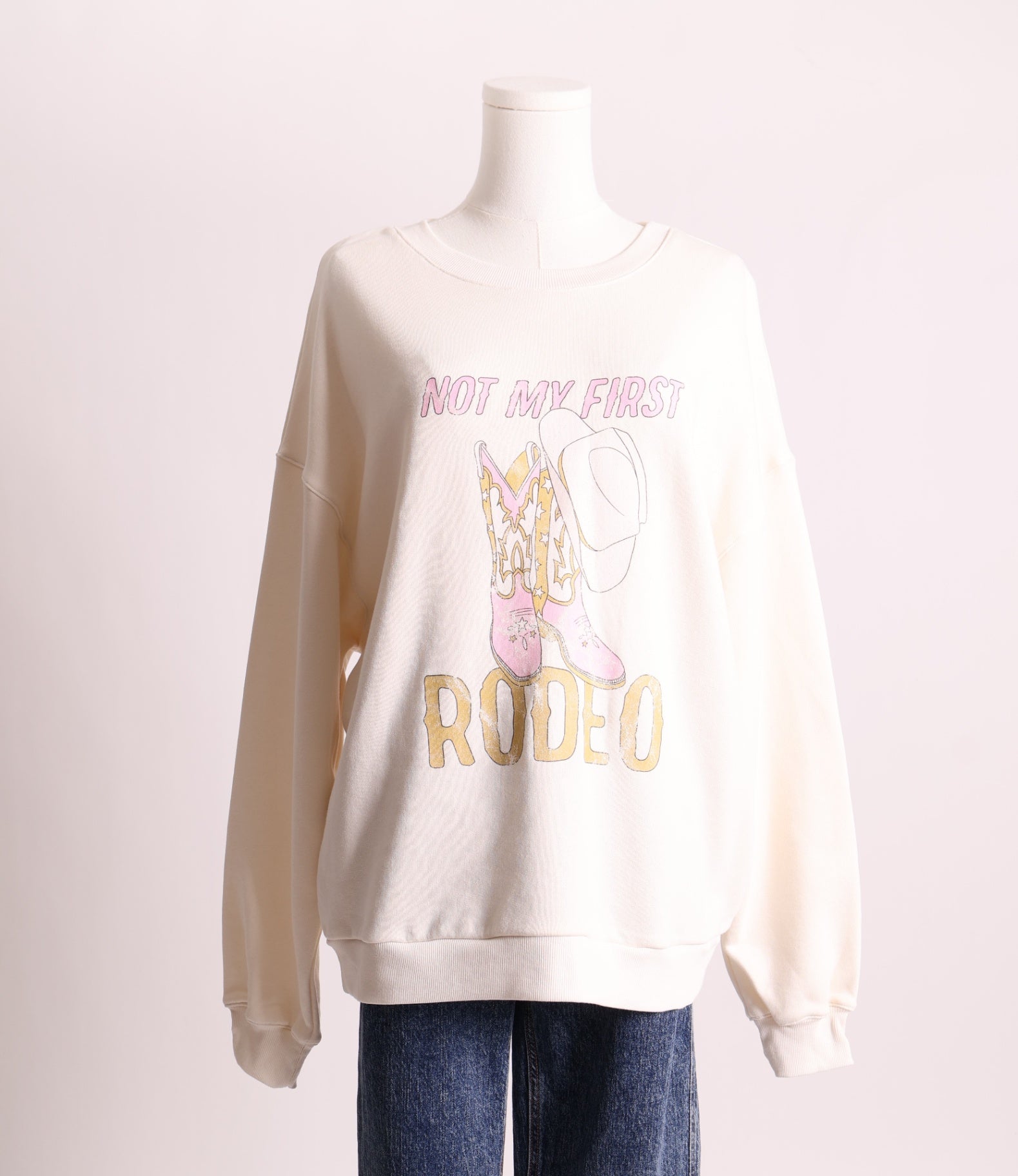 Coton ouaté léger avec motif "Cowgirl"