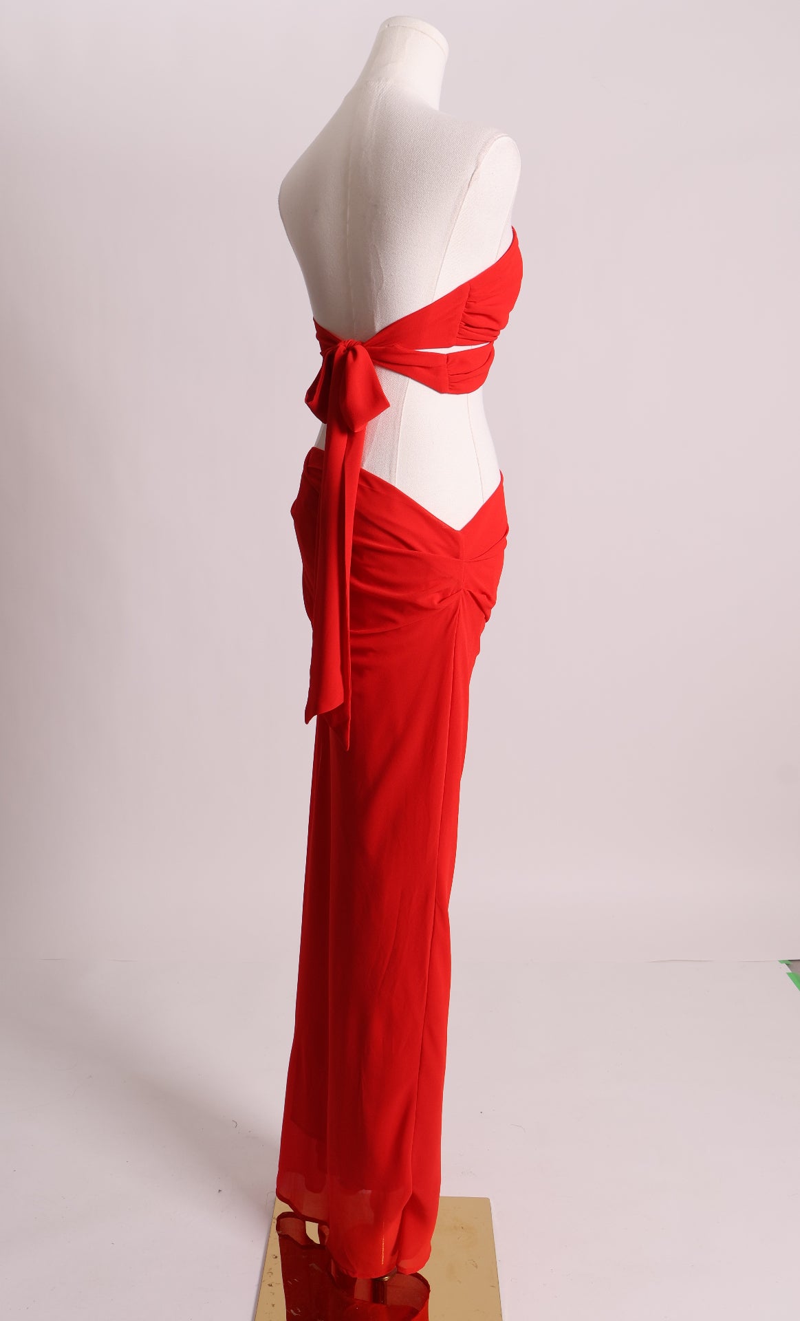 Robe longue avec cut-out
