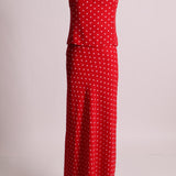 Ensemble jupe et camisole à pois