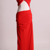 Robe longue avec cut-out