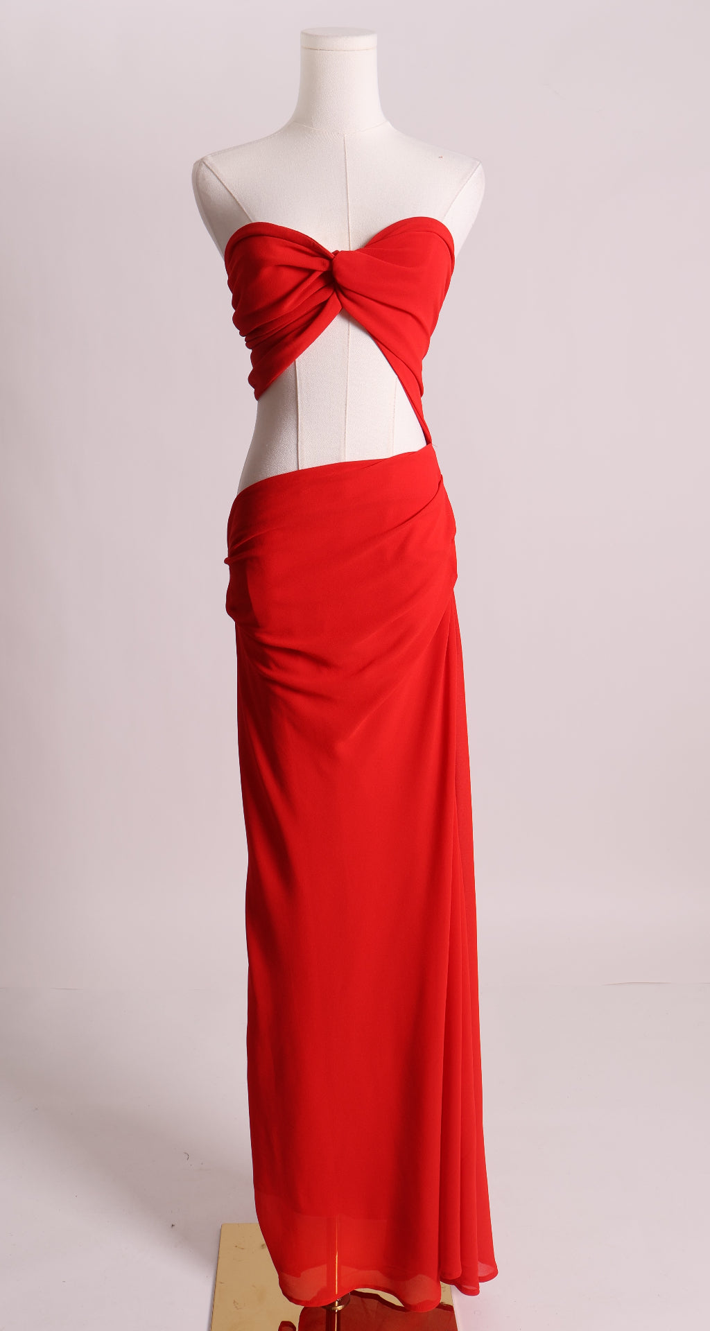 Robe longue avec cut-out
