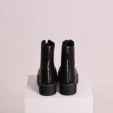 Bottes millitaires lacées à semelles épaisses