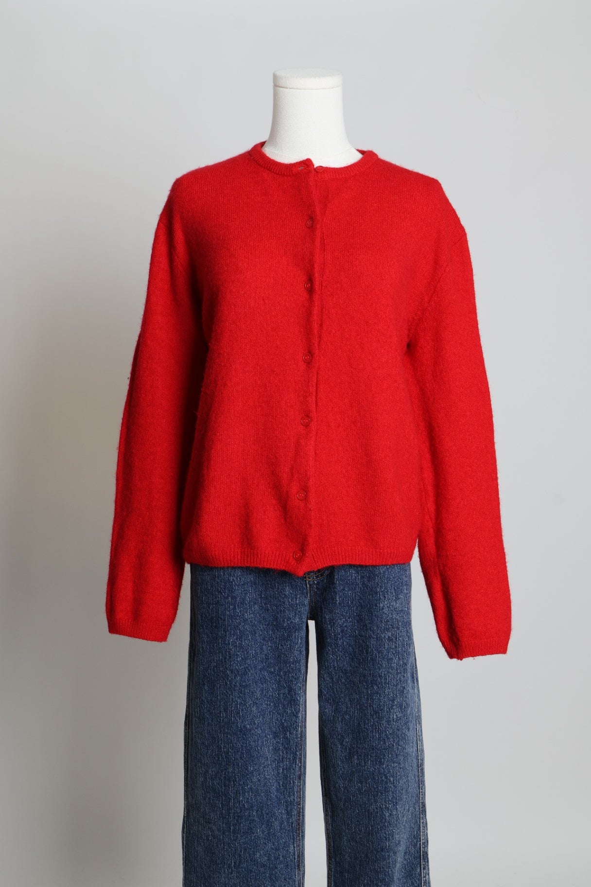 Cardigan classique à col rond