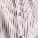 Chemise rayée avec un col classique et bras large