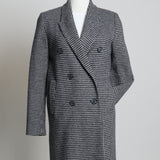 Manteau léger à motif pied-de-poule