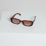 Lunette de soleil rétro motif tortoise