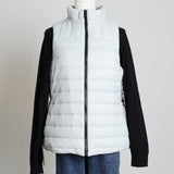 Manteau sans manche matelassé en polaire