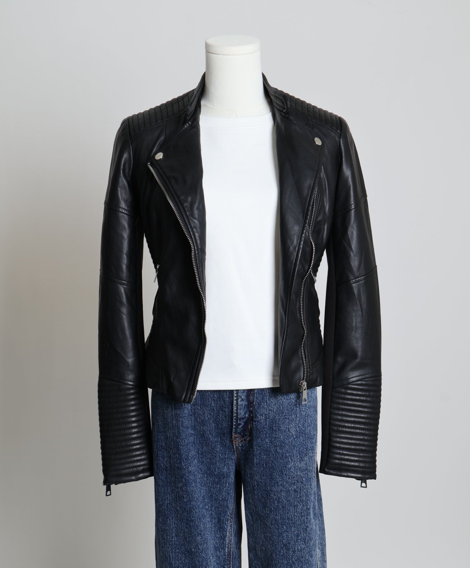 Veste style motard