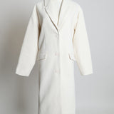 Manteau long en lainage