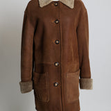 Manteau en peau lainé Vintage