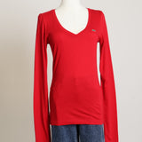 Chandail manche longue rouge