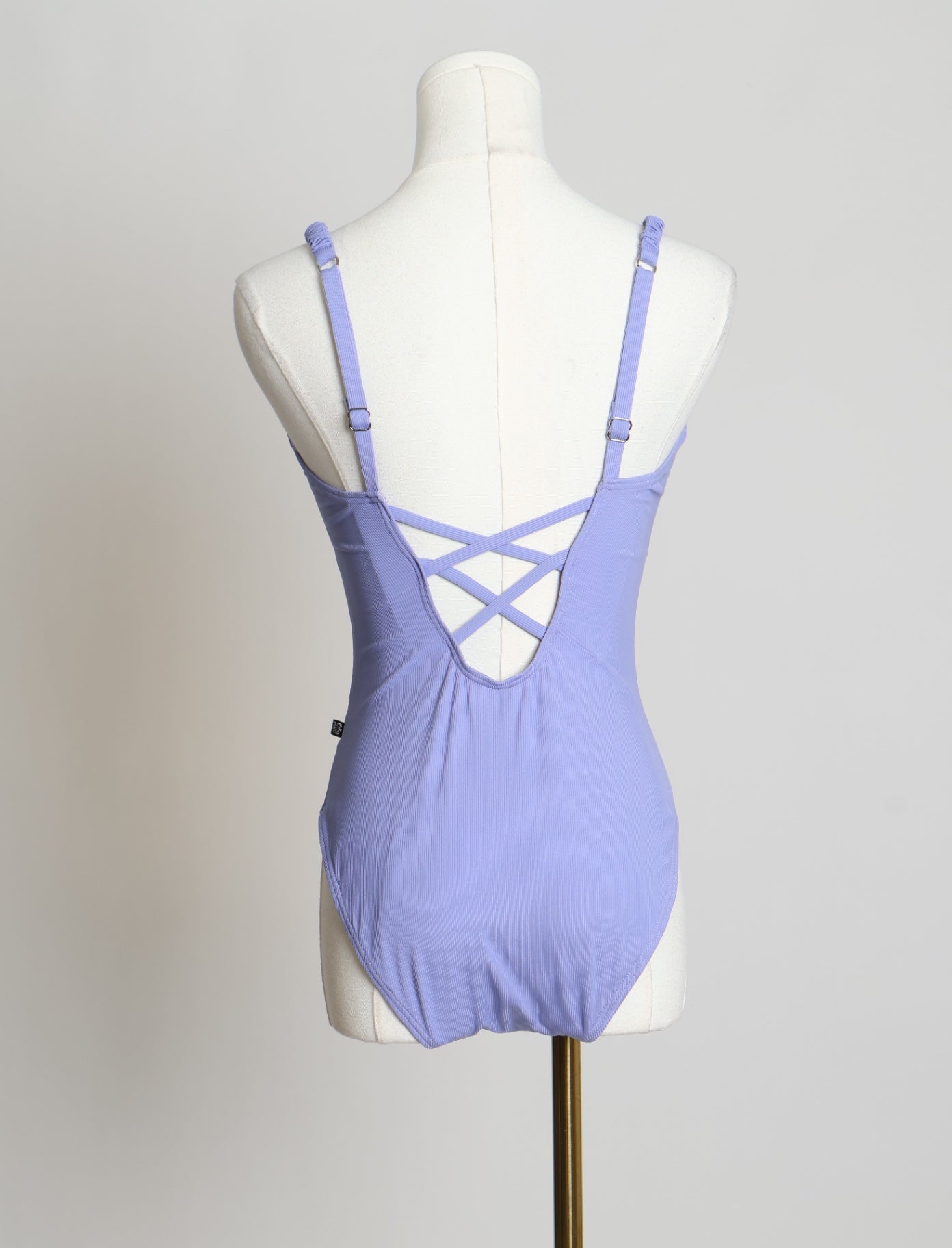 Maillot de bain une-pièce lacé au dos
